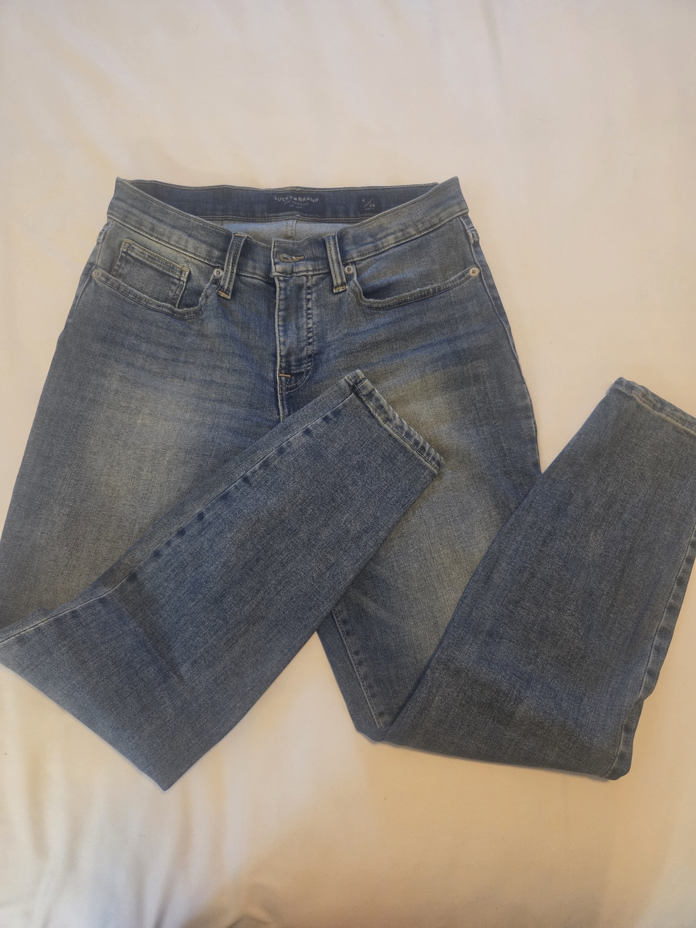 Lucky Brand Women's Ankle Crop Jeans - Medium Blue Wash